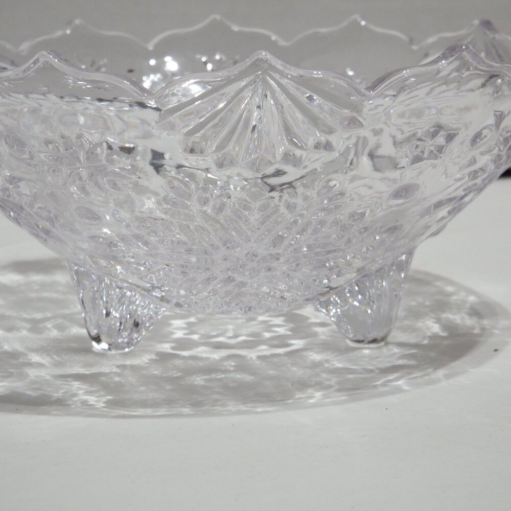 Mikasa Snowflake crystal bowl
